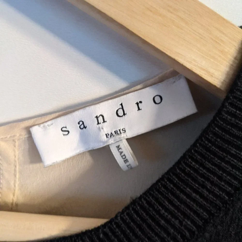 SANDRO paris | ipolit silk back sweater - Picture 4 of 9